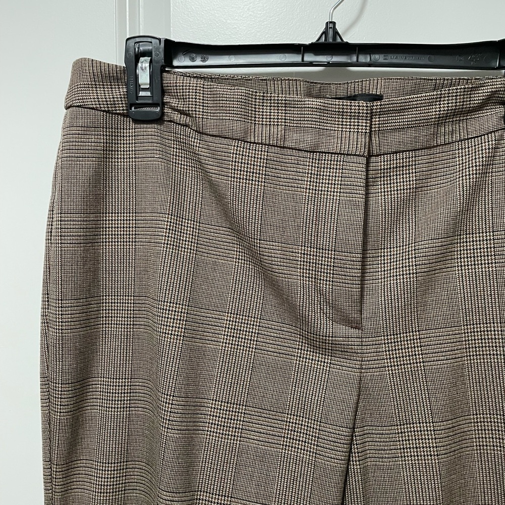 Talbots Brown Striped Slacks - Picture 2 of 5